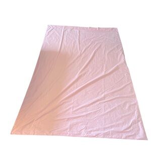 Vintage Villager By Liz Claiborne 50% Cotton Pink Twin Fitted Sheet & Flat Sheet